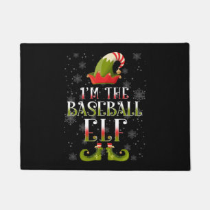 Felpudo Navidades del Elf de Béisbol