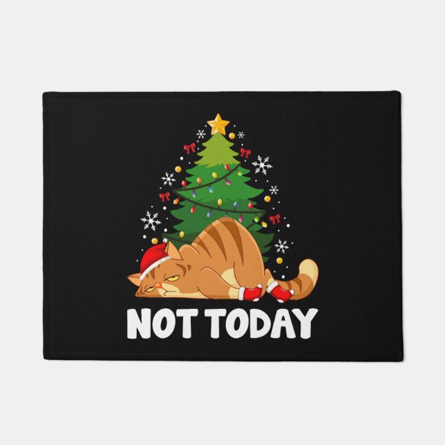 Felpudo Navidades del gato (Anverso)