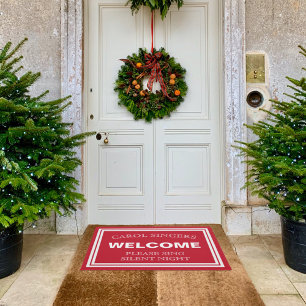 Felpudo Navidades divertidos Doormat cantantes de carol de