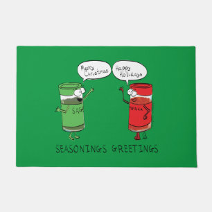 Felpudo Navidades divertidos Personalizado cocinando espec