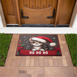 Felpudo Navidades divertidos personalizados Mischievous Ta
