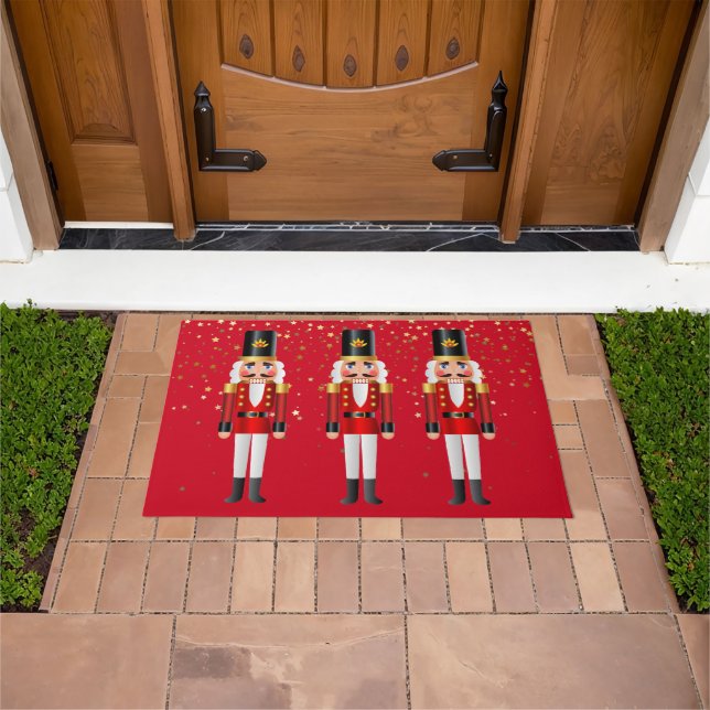 Felpudo Navidades Doormat-Nutcracker (Exterior)