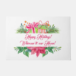 Felpudo Navidades Elementos Felices Fiestas