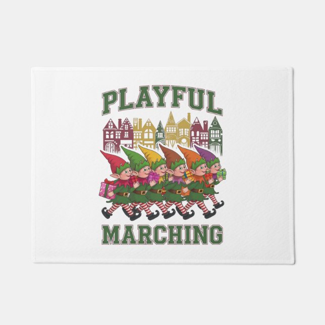 Felpudo Navidades Elf Parade (Anverso)