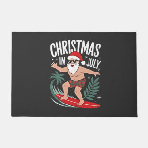 Felpudo Navidades en julio divertidos Navidades de navidad
