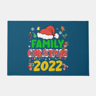 Felpudo Navidades familiares coincidentes 2022 Equipo Sant