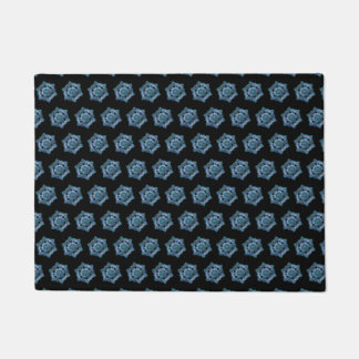 Felpudo Navidades Fancy Artistic Snowflake Pattern Holiday
