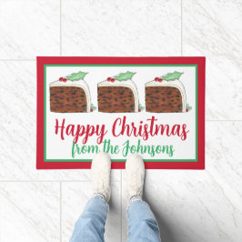 Felpudo Navidades felices Gran Bretaña Festividad de Paste