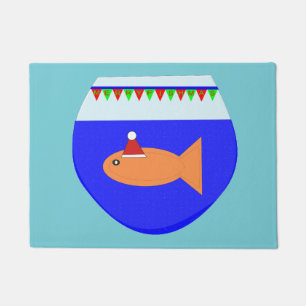 Felpudo Navidades Fiesta Goldfish