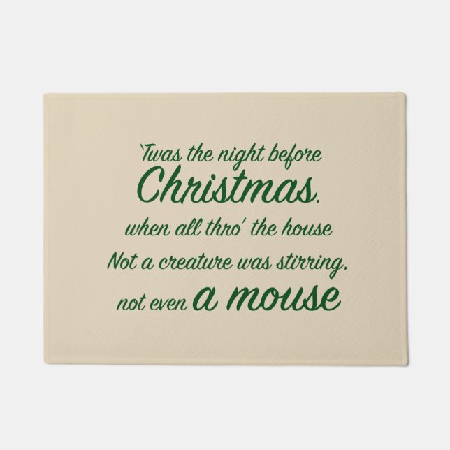 Felpudo Navidades ‘Fue la noche anterior (Anverso)