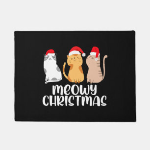 Felpudo Navidades Gatos - Navidades Meow X-Mas