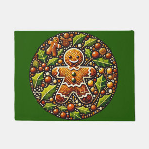 Felpudo Navidades Gingerbread Man