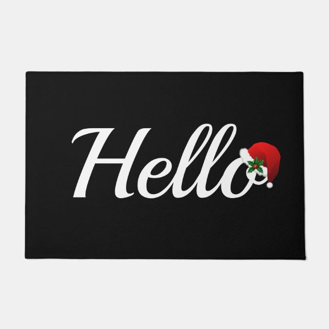Felpudo Navidades Hello Doormat (Anverso)