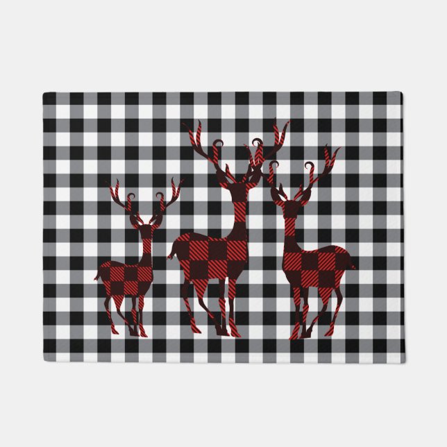 Felpudo Navidades Holiday Doormat-Deer (Anverso)