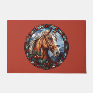 Felpudo Navidades Horse Doormat