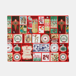 Felpudo Navidades ilustraciones Vintage Holiday Fun