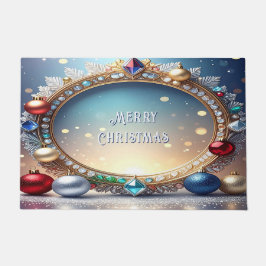 Felpudo Navidades Jewel Frame Holiday Doormat