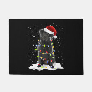 Felpudo Navidades Labrador Negro Perro Lover Sweate Shirt