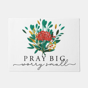 Felpudo Navidades Oración Floral Doormat Motivacional