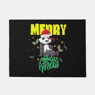 Felpudo Navidades Panda