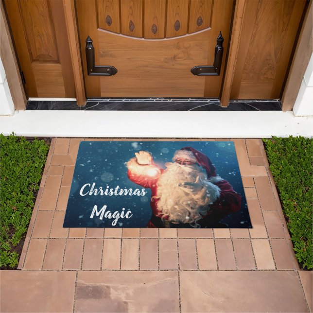 Felpudo Navidades Personalizado mágico Doormat (Exterior)