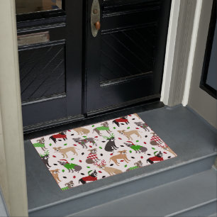 Felpudo Navidades Pitbull Dogs Doormat