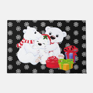 Felpudo Navidades Polar Bear Doormat