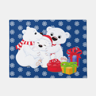 Felpudo Navidades Polar Bear Doormat