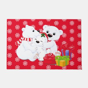 Felpudo Navidades Polar Bear Doormat