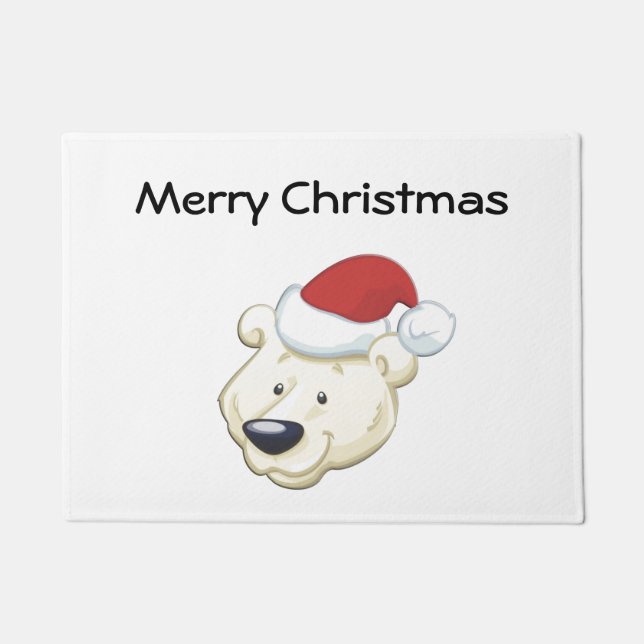 Felpudo Navidades Polar Bear Feliz Navidad (Anverso)