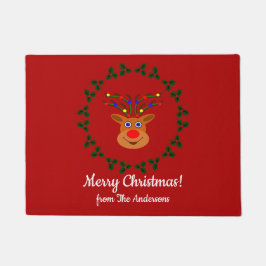 Felpudo Navidades Reindeer Door Mat