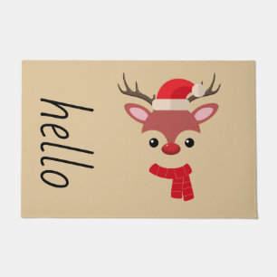 Felpudo Navidades Reindeer face Doormat
