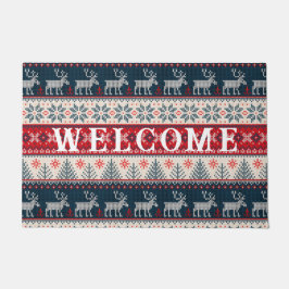 Felpudo Navidades Renos Feo Tentador