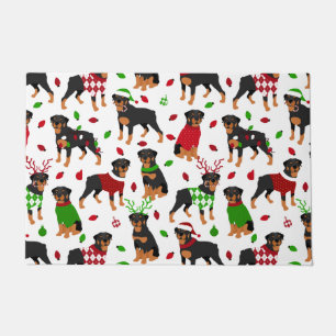 Felpudo Navidades Rottweiler Doormat