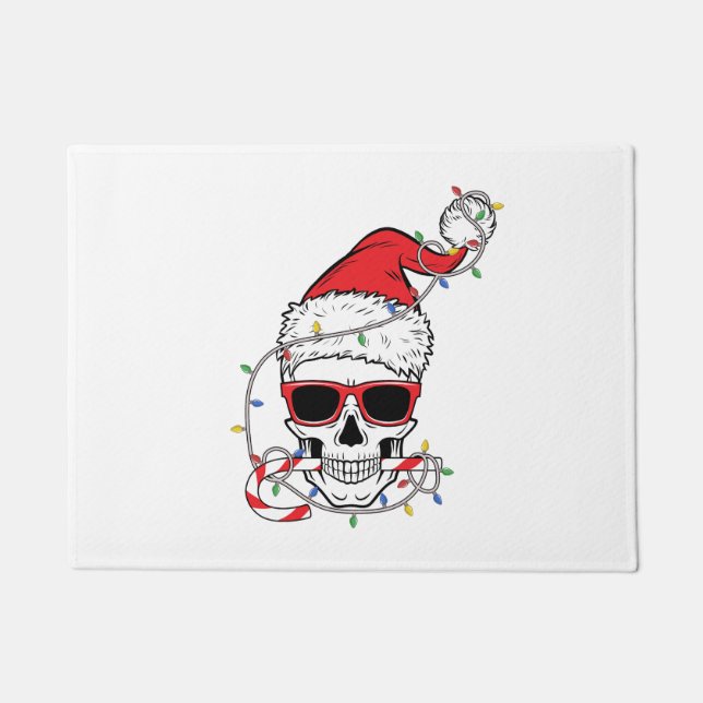Felpudo Navidades-Skeleton-Skull (Anverso)