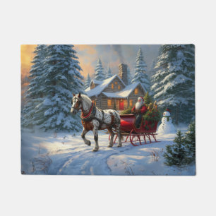 Felpudo Navidades Sleigh Santa