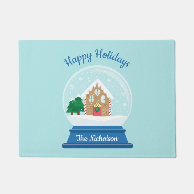 FELPUDO NAVIDADES SNOW GLOBE (Anverso)
