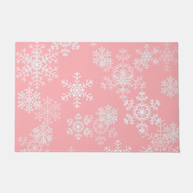 Felpudo Navidades Snowflakes Doormat (Anverso)