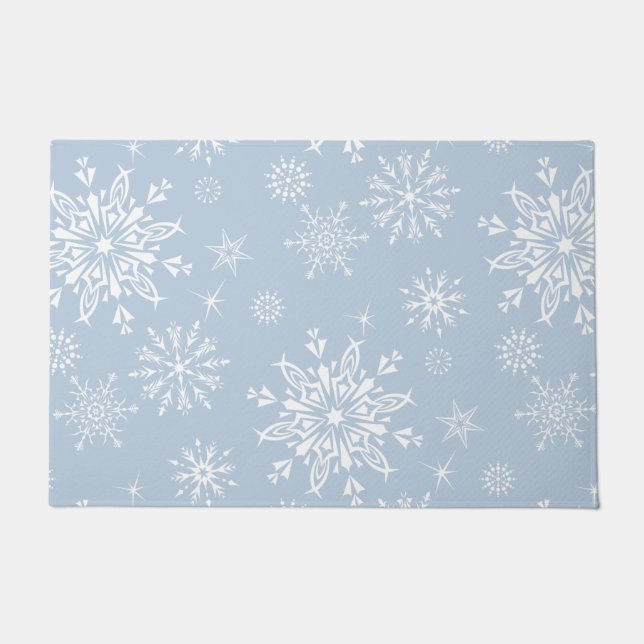 Felpudo Navidades Snowflakes Doormat (Anverso)