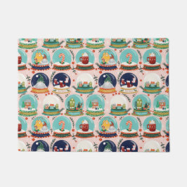 Felpudo Navidades snowglobe//Gnome//Gingerbread House//