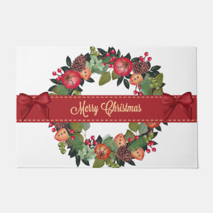Felpudo Navidades tradicionales escribieron doormat