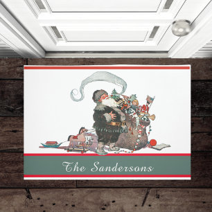 Felpudo Navidades tradicionales Nombre de la familia Vinta