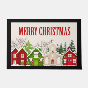 Felpudo Navidades Village Doormat Door Mat