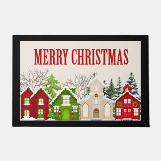 Felpudo Navidades Village Doormat Door Mat