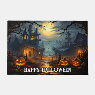 Felpudo Nefarie Happy Halloween Pumpkins