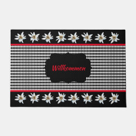 Felpudo Negro inspirado en Alemania verificado con puerta 