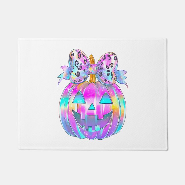 Felpudo Neon Coquette Halloween (Anverso)