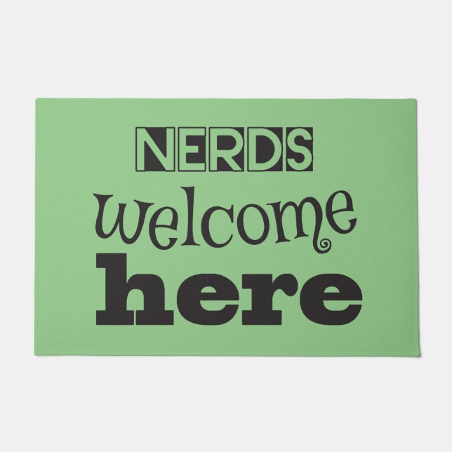 Felpudo Nerds Bienvenidos (Anverso)