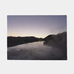 Felpudo Niebla matutina en el río Jackson en Grand Teton