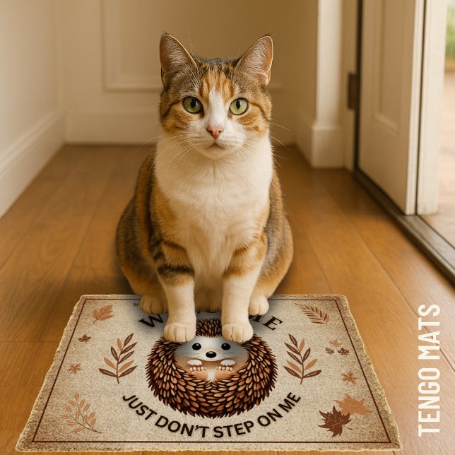 Felpudo Niedlicher Igel mit Charme Humor für Tierfreunde (Subido por el creador)